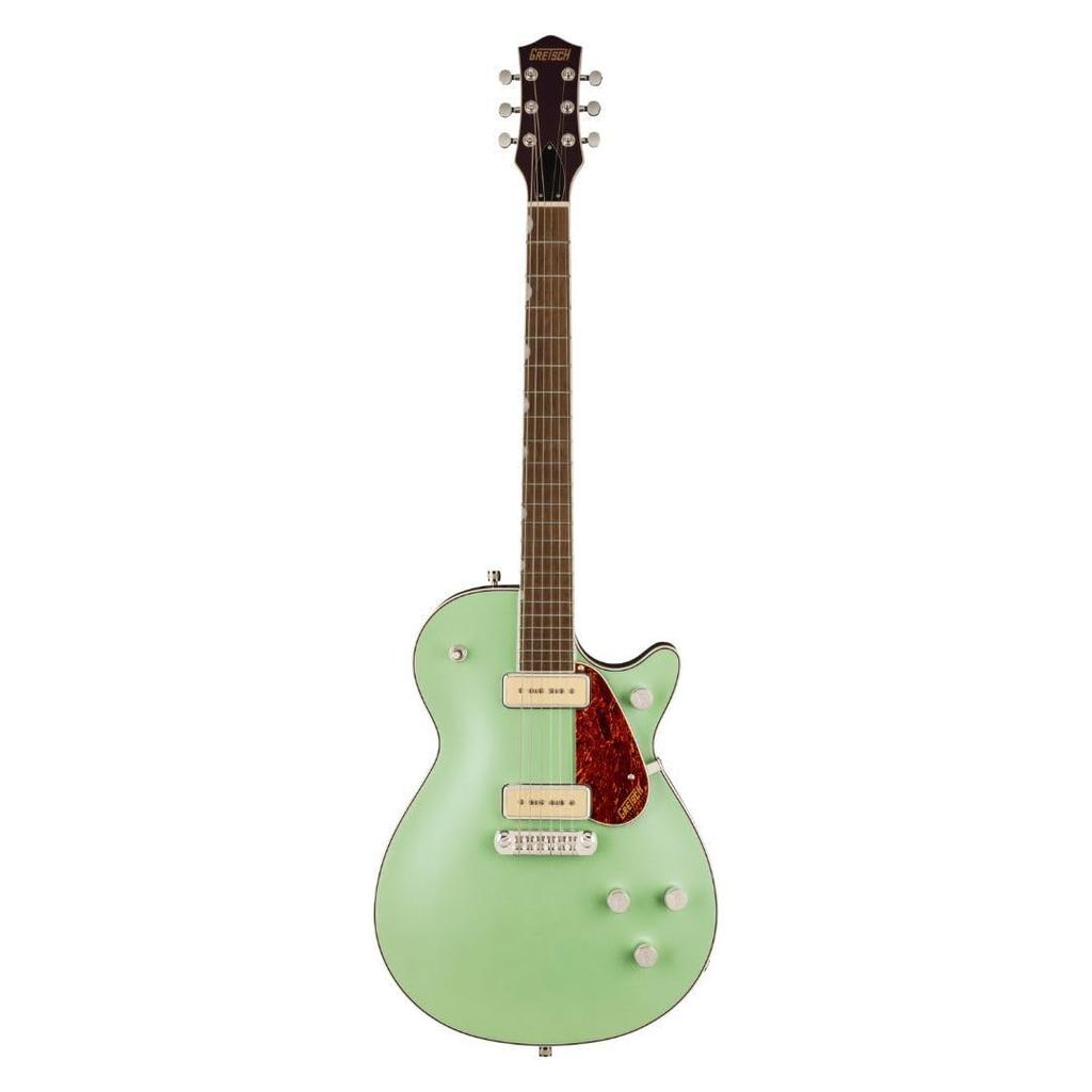 GRETSCH Two 90 Electric Guitar with Laurel Broadway and Soft Case G5210-P90 Electromatic® Jet™ Single-Cut Wraparound, Fingerboard, Jade,