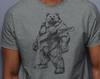 Cute Bear Playing Guitar Men T-Shirt Gift, Music Tee, Music Gifts Unisex Mens Tshirt, Cute Bear Guitarist Tee