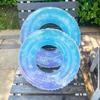 Thickened Retro Stripe Swim Ring for 3-6 Year Olds - Armpit Inflatable Float Lifebuoy