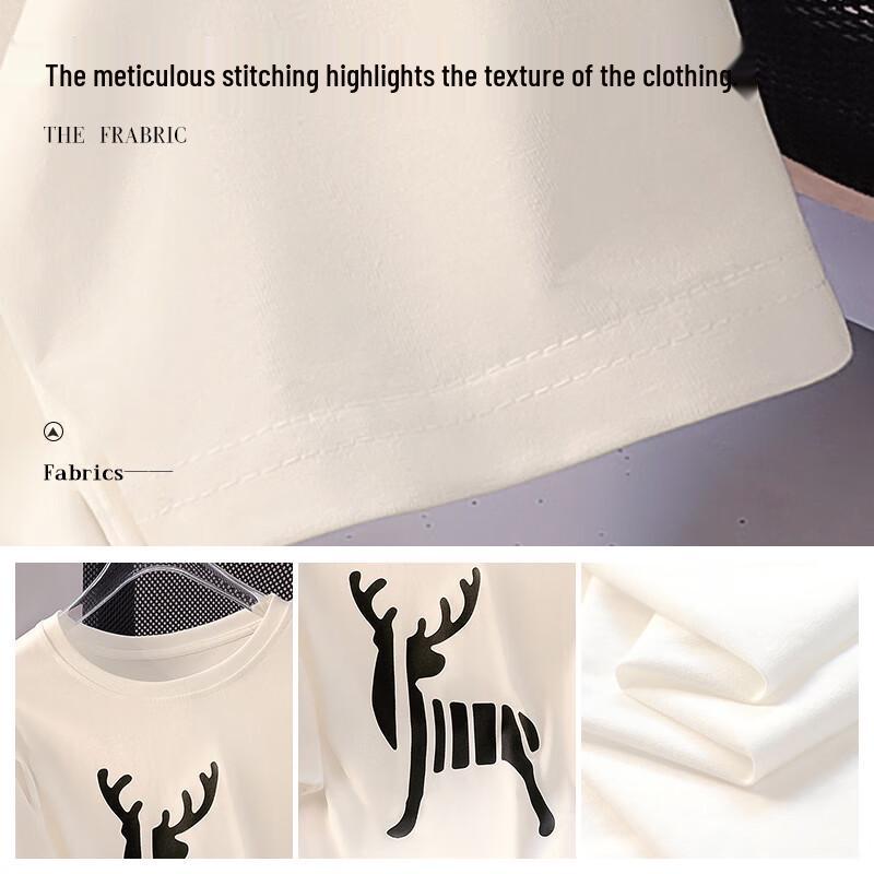 Women's Printed Round Neck Loose T-shirt