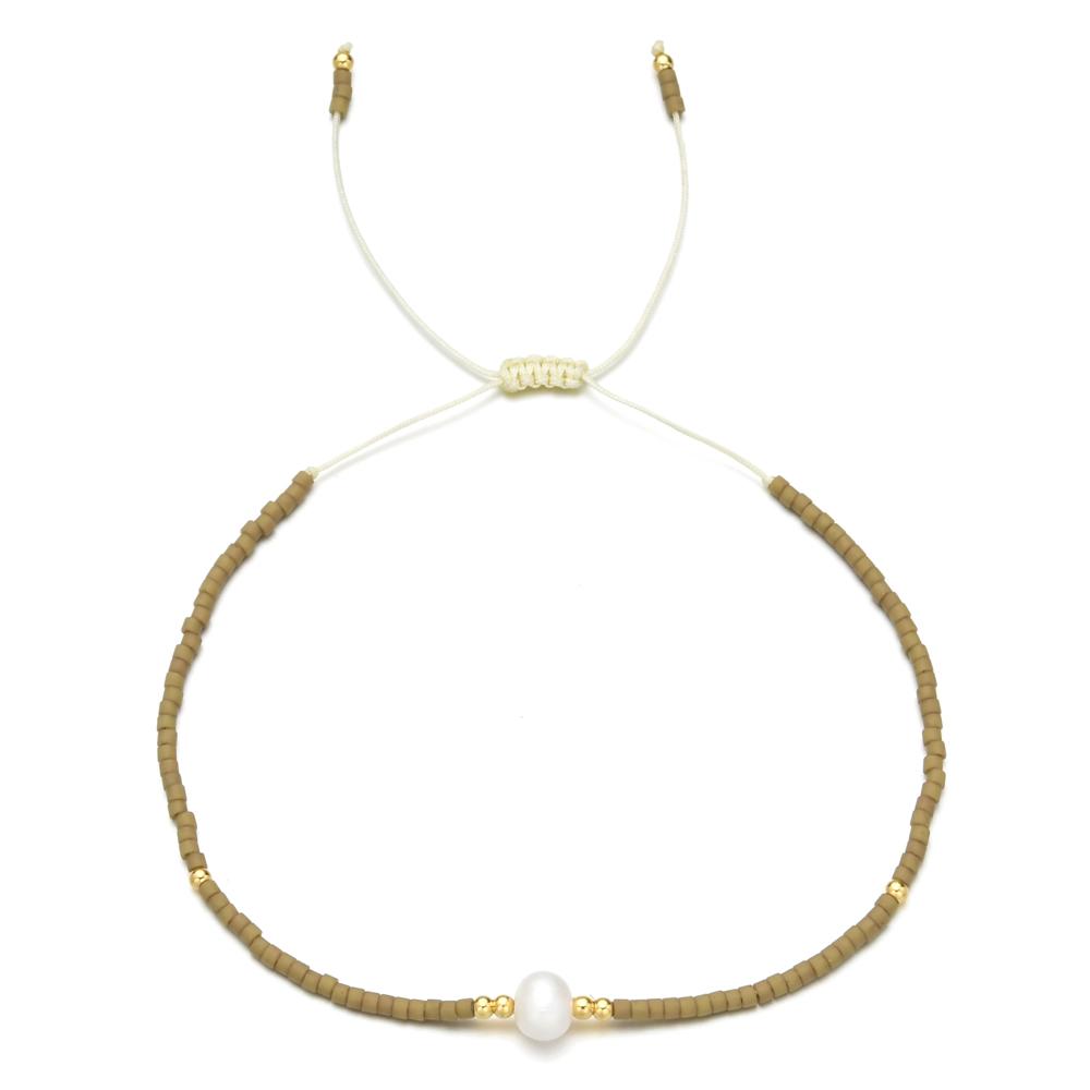 ZMZY Natural Pearl MIYUKI Bracelet Charm Handmade Beaded Glass Seed Beads Bracelets For Women Boho Adjustable Rope Lady Jewellry