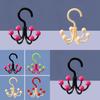 Multipurpose Six Claw Hook With Rotating Claws For Home And Dormitory Storage