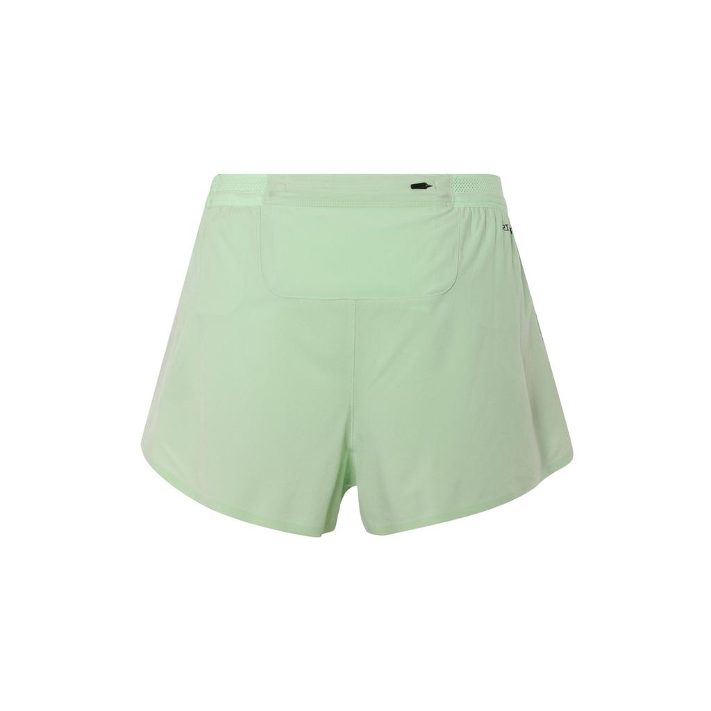 Nike Aeroswift Solid Logo Elastic Waist Sports Shorts Men Bottoms Green Yellow FN3350-376
