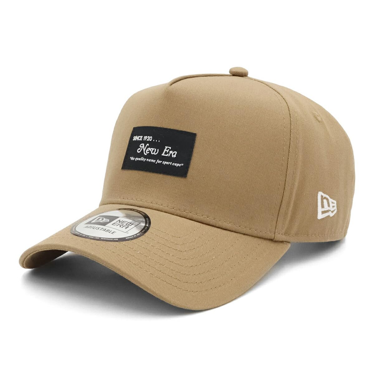 

New Era 9FORTY Cap Khaki Beige with Black Exclusive to and Snapback This BB cap offers UV protection for everyday Trendy design and functional A-Frame