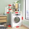 Stainless Steel No-Punch Multi-Layer Bathroom Storage Rack for Above Toilet
