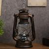 Vintage Wrought Iron Kerosene Camping Lantern - Nostalgic, Decorative Cafe Ornaments & Photo Props