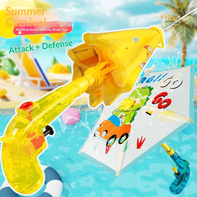 Child Friendly Umbrella Water Blaster Gun for Outdoor Fun at Beach or Yard