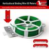 Green Plant Tie Wire for Gardening - Secure Flowers, Roses, and Vegetables