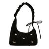 Butterfly Large-Capacity Bag Autumn Shoulder Armpit Bag Fashion Foreign Commuter Pleated Messenger Bag