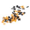 200g Halloween Confetti Halloween Party Table Scatter Confetti Pumpkin Spider Webs Foil Metallic Sequins Confetti Decor