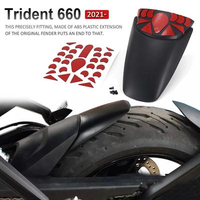 ÚJ Trident 660-hoz Trident660 Hátsó Sárvédő Motorkerékpár Hosszabbító Sárvédő Hosszabbítás Sárvédő Gumiabroncsvédő