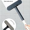 Telescopic Screen & Window Brush: Multi-Purpose Washable Glass Cleaner with Fine Fluff and Diamond Mesh