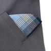 DONGFANGB Men's Handkerchiefs 100% Cotton Quick-Dry Thin 3-Pack 42×42cm