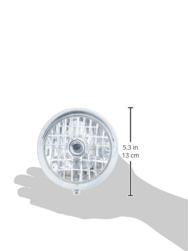 Bike Parts Center Bates Light Assembly, Long Type, Universal H4 Bulb, 4.5 Inch, 313108