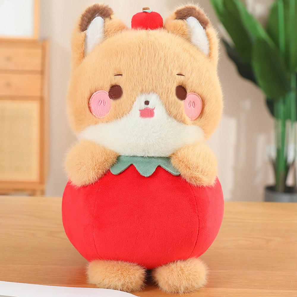 Pig Fruit Animal Plush Toy Cartoon Rabbit Stuffed Doll Pumpkin Capybara Plush Doll Christmas Gift