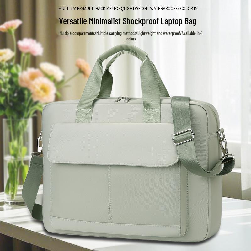 Xiaoxin 13-16 Inch Schokabsorberende Fleece Laptop Crossbody Tas