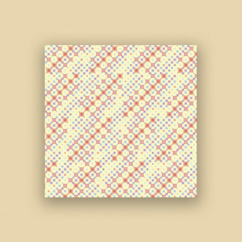 2DREAMERS Ember Grid Silk Scarf