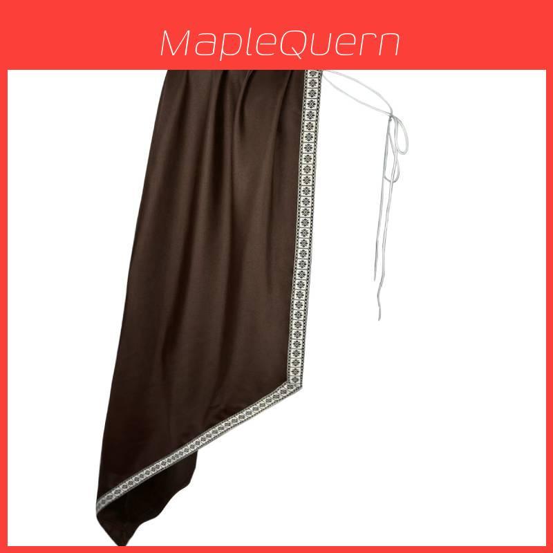 Medieval Renaissance Cloak For Cosplay And Themed Parties Made Of Polyester With Embroidered Detailing For Adults