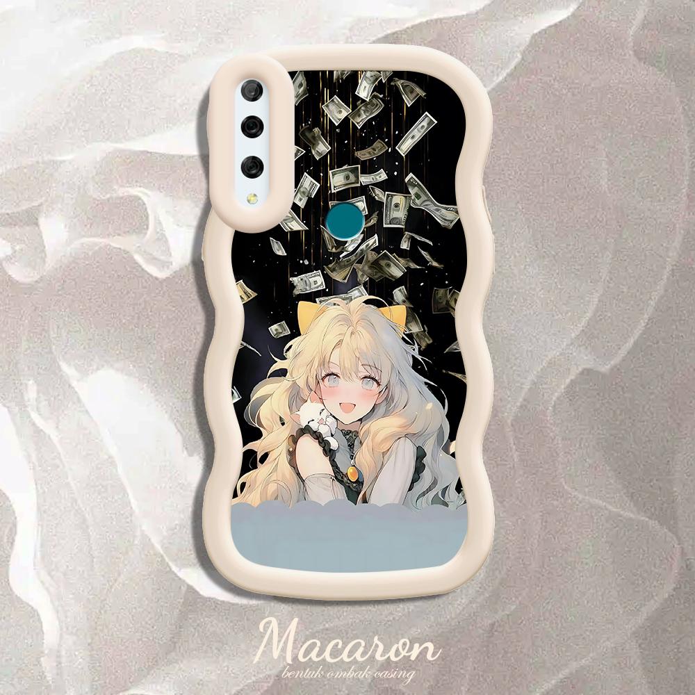 

Окрашенный узор Big Wave Edge Мягкий силиконовый материал Macaron чехол для телефона противоударный защитный резиновый чехол для iPhone Huawei Honor Infinix Tecno Tecno Pova 6 Neo белый