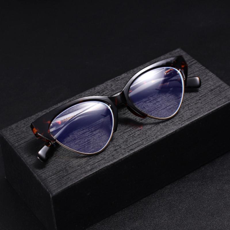 LOOKING4U The Classic Z1017 C2 Clear Acetate Horn-Rimmed Glasses