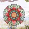 Vibrant Strawberry Wind Spinner for Outdoor Garden Decor Colorful Metal Wind Activated Spinner for Patio Yard Art Durable Floral Design Thanksgiving
