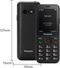 Мобильный телефон Panasonic KX-TU250 черный