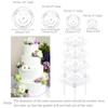 3/4Pcs Multi-Tier Cake Stand Straw Rack for Wedding Cake Making and Stacking Cakes Plastic Cake Support Rods Cake Dowel Set