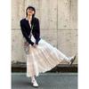 White Cake Skirt Women's Spring New High-waisted A-word Skirt Medium and Long Skirt Ballet Tutu Skirt
