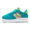 Nike Air Force 1 LV8 TD Oracle Aqua Scarpe da Ginnastica per Bambini Blu Fantasma-Verde Corallo Lavato CJ4112-300