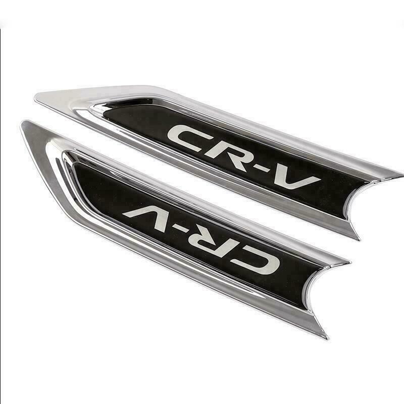 2pcs Car Side Body Molding Trim Cover Emblems for CRV 2017-2019 Auto External Set Accessories Auto Decorative Sign