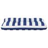 Pallet Cushion Blue White Striped 80x40x12 Cm Fabric