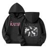 Kids Long Sleeve Letter Print Hooded Sweatshirt Pullover