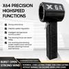 X64 Car Violent Blower 1000W High Power Turbo Jet Fan Brushless Motor Handheld Duct Fan Turbo Jet Fan XL Thrust 1400G EU/US Plug