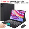 Case for Redmi Pad Pro 12.1 Inch, Bluetooth Keyboard Cover for POCO Pad 12.1 Inch