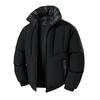 Winter Cotton Padded Jacket for Men, Warm Standing Collar, Bread Jacket, Cotton Coat, Casual Loose Jacket