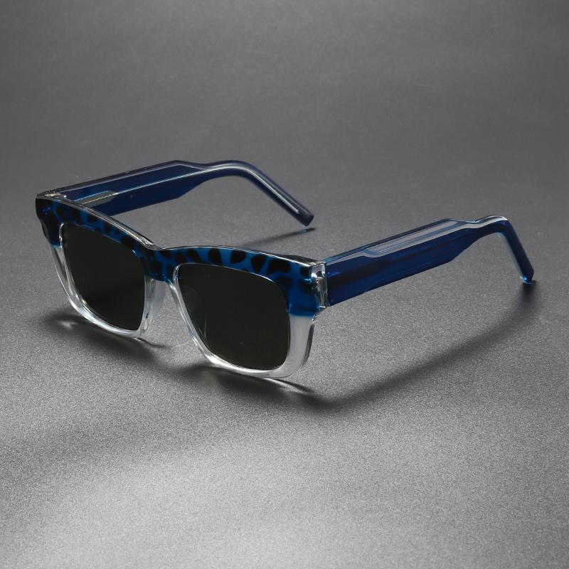 Fashion Square Sunglasses Men Women TAC Acetate High Quality Driving Designer UV Protection Stylish