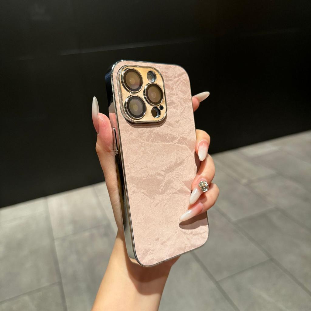 Electroplated water corrugated mobile phone case is suitable for Huawei MATE60 trend P70PRO lens film P70 sticker P60PRO