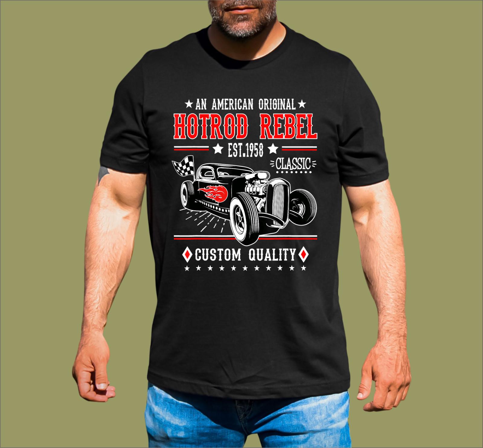 HOT ROD REBEL T-SHIRT XXL