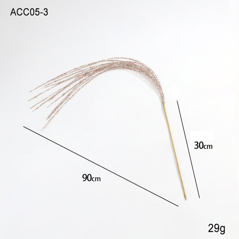 90CM Sequin Insert Wheat Ear Tassel for Christmas Tree and Floral Arrangements