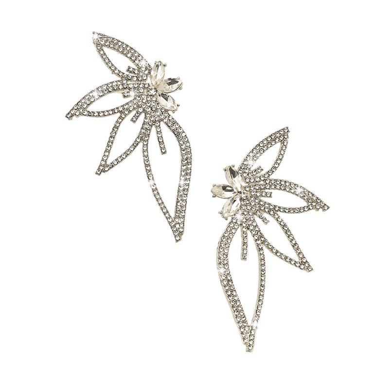 Europeisk og amerikansk stil diamant sommerfugl dusk øredobber - Moteable, overdådige, high-end smykker på tvers av landegrensene