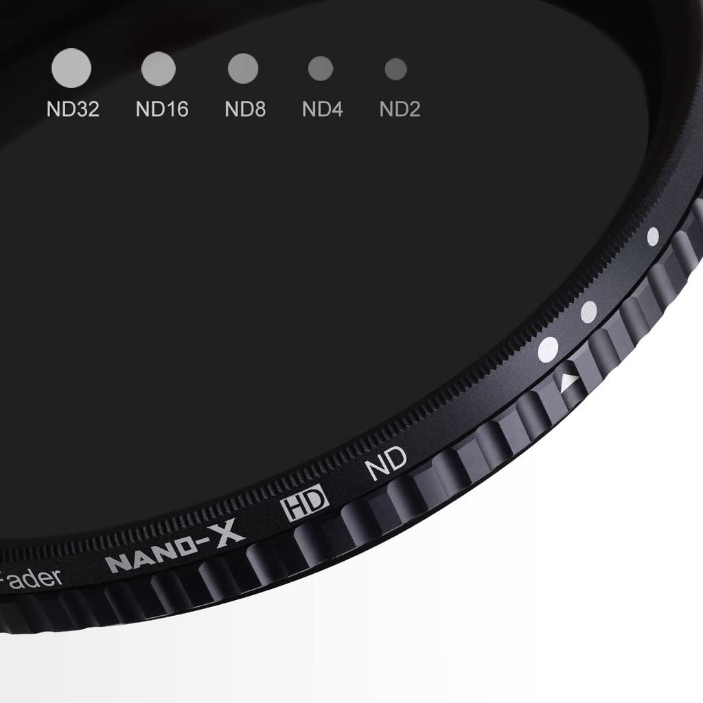 Concept Variable ND Filter Variable ND Light Attenuation Range MRC Nano Coating No Unevenness K&F NANO-X ND2~ND32 X-shape () (62MM, NANO-X NDX2-32)