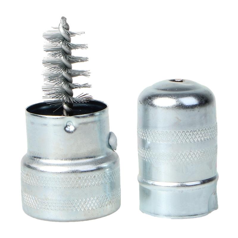 1Pc High Quality Practicality Car Vehicle Silver Battery Post Terminal Cleaner Tool Stainless Steel Brush U90C