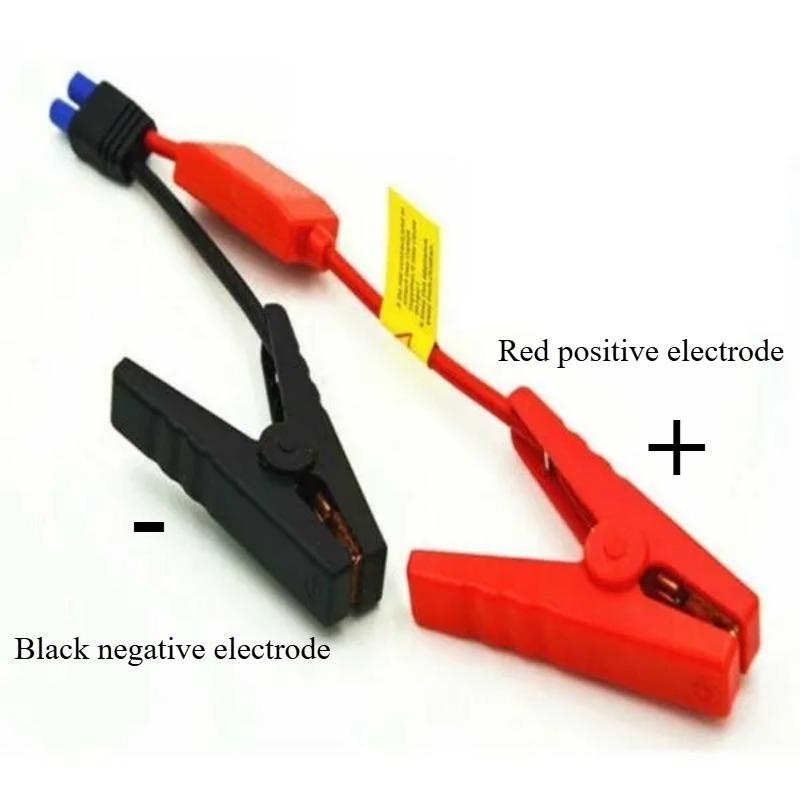 1SET Car Jump Starter Connector Emergency Lead Cable Battery Alligator Clamp Clip