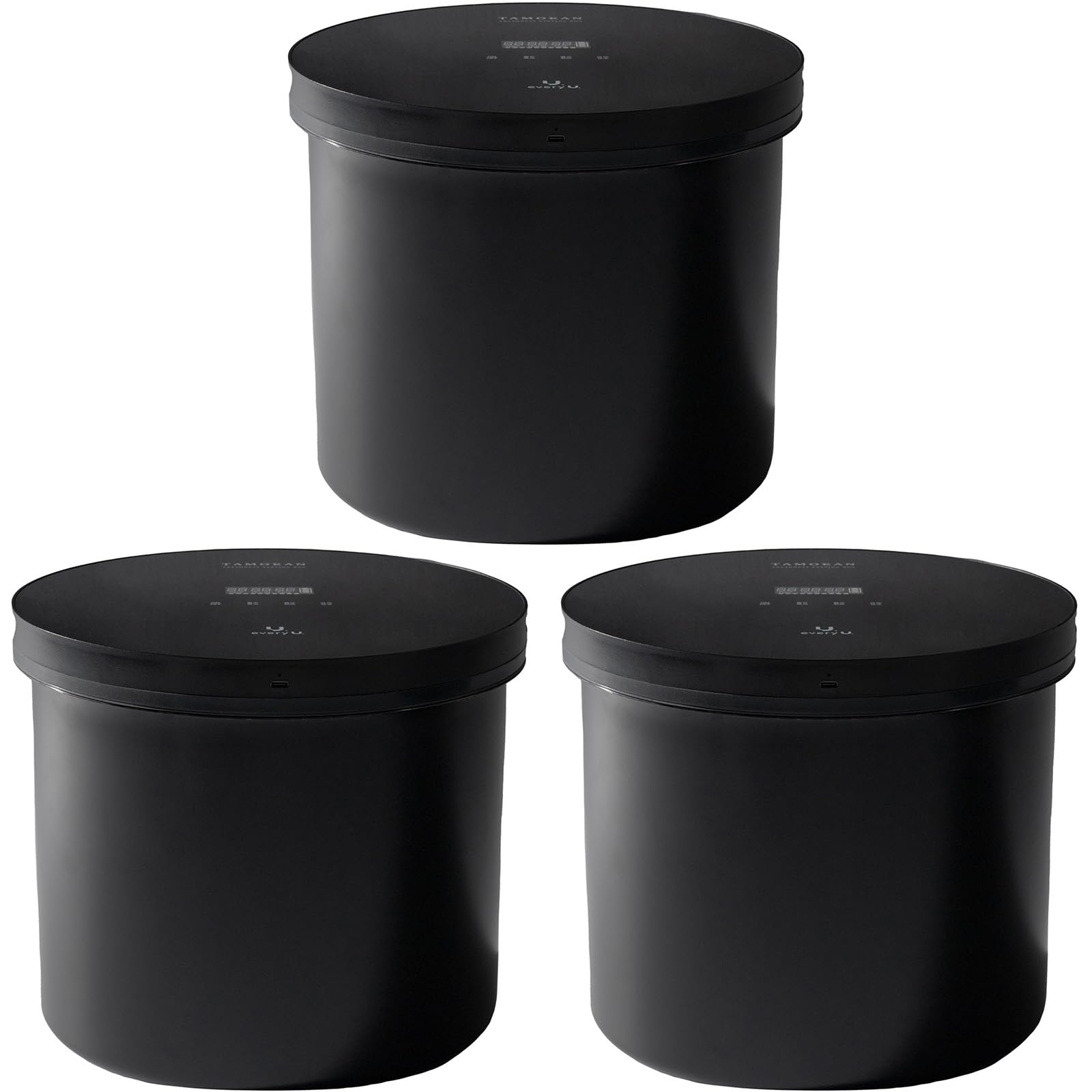 

кожен ТАМОКАН Вакуумний Контейнер для Зберігання Рису Зберігання Корму для Домашніх Тварин Нержавіюча Сталь Автоматичний Вакуумний Контейнер для Зберігання Рису Зберігає Запаси Магазини для Собак і Котів Цілий чорний