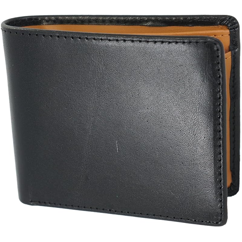 

black bifold wallet men s bi-fold wallet tochigi leather genuine leather leather Tanned leather Thin large capacity fastener Nume ladies wallet brand