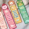 30PCS Animal Collection Theme Bookmark Waterproof Scrapbooking Reading Birthday Book PVC Card Phone School Refrigerator Bookmark