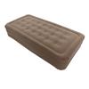 Aufblasmatratze Erhöhung Feuchtigkeitsbeständigkeit Luftbett mit eingebauter Lithium-Elektropumpe für Outdoor-Camping Khaki