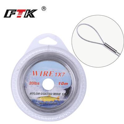 FTK 10M 7 Strand Braided Wire Fishing Line, 10lb-60lb