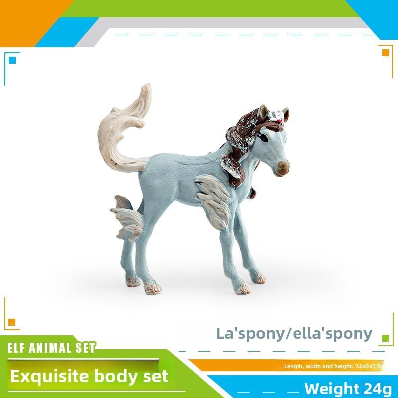 Fantasy Pegasus Pvc Model Kids Animal Figurine For Playroom Decor