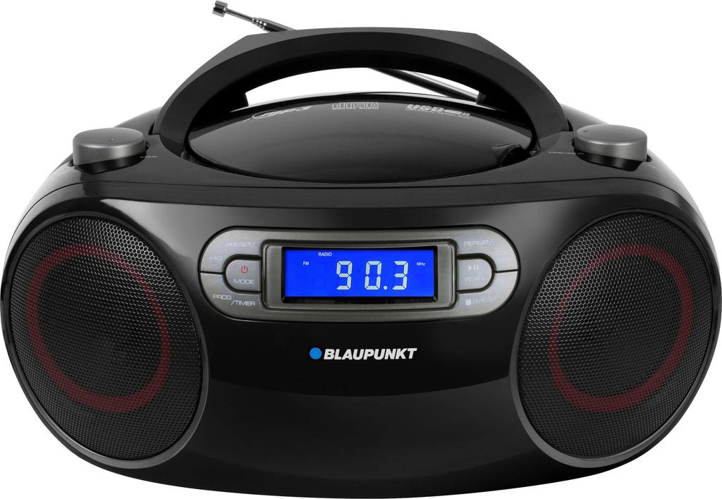 BOOMBOX FM/CD/MP3/USB/AUX BB18BK - BP-BB18BK